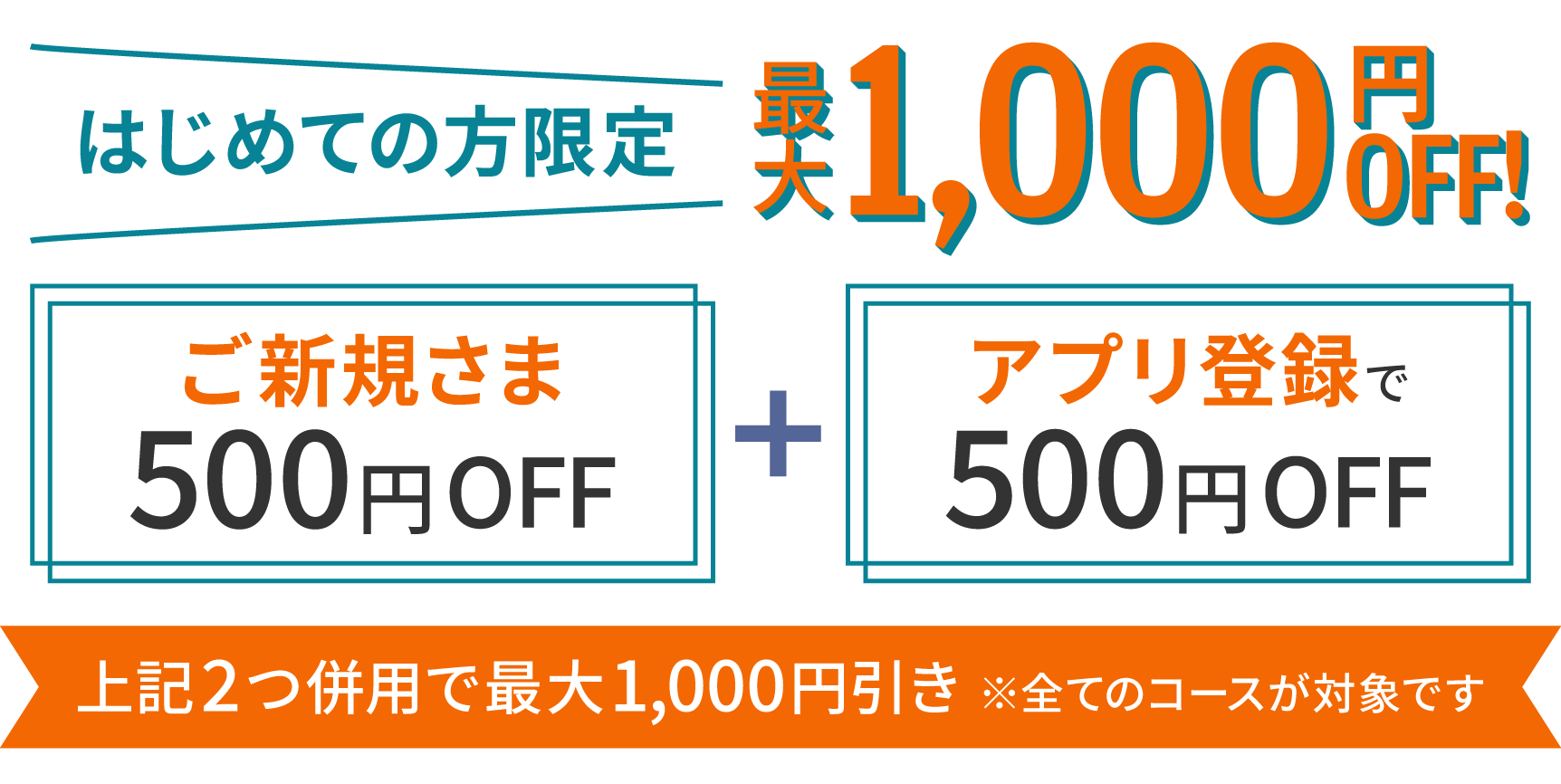 ご新規様限定特典